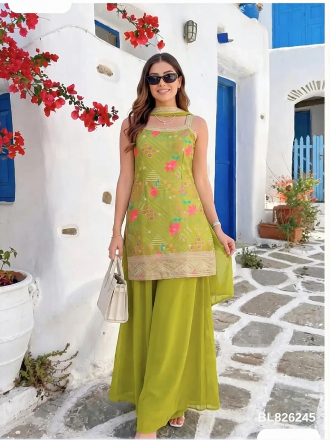 Stylish Sharara Gharara Suit with Premium Craftsmanship and Graceful Fashion Look