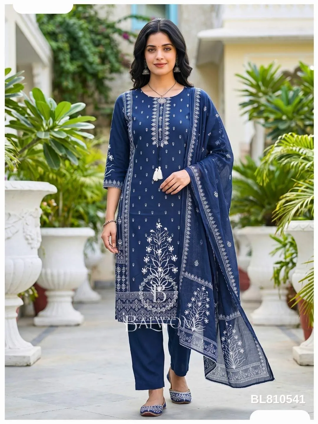 Printed Straight Suit Set